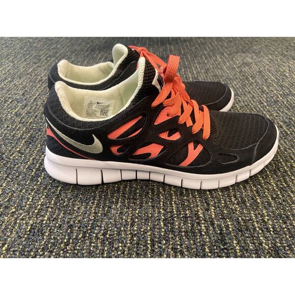 Nike Free Run 2 Womens Size 10 black pink - Picture 1 of 7